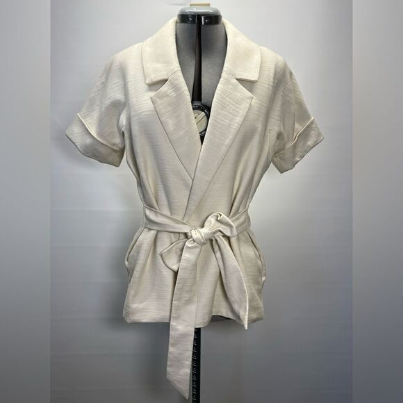 AYR Womens The Geo Jacket in Creme S - Picture 1 of 9